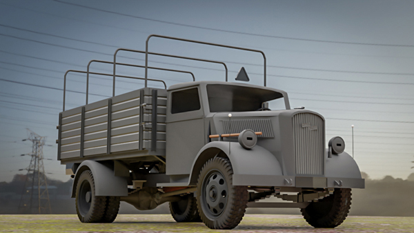 Opel Blitz LKW 1934 Frontansicht